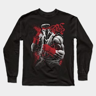 japanese Warrior Long Sleeve T-Shirt